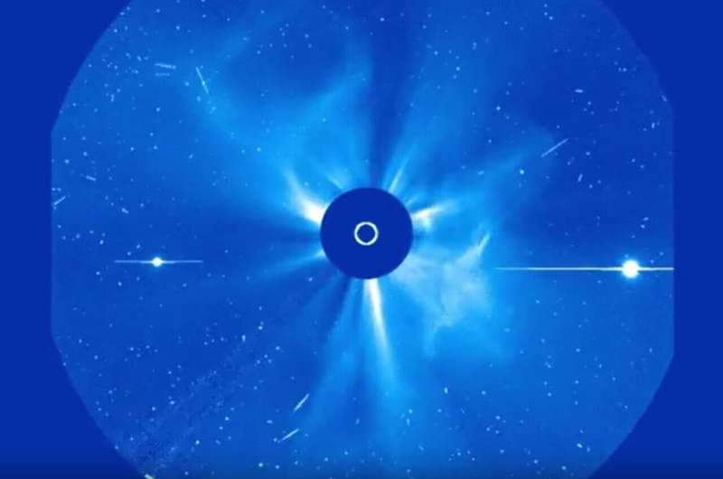 Video: SOHO's view of the 11 May 2024 solar storm