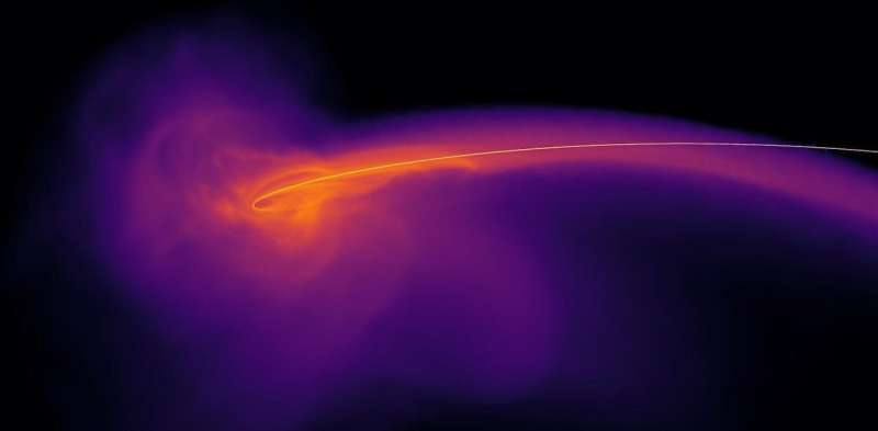 Watch a star being destroyed by a supermassive black hole in the first simulation of its kind