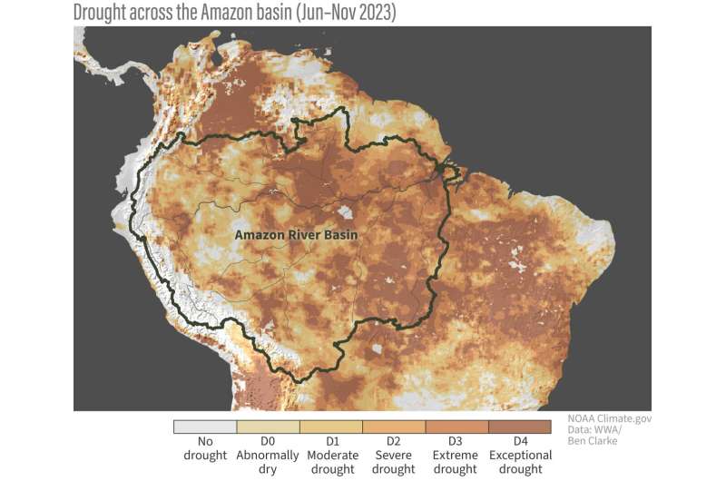 What’s causing the Amazon’s ongoing record drought?