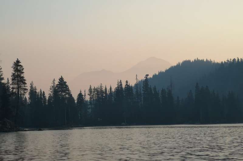 Wildfire smoke reached 99% of U.S. lakes in 2019-2021
