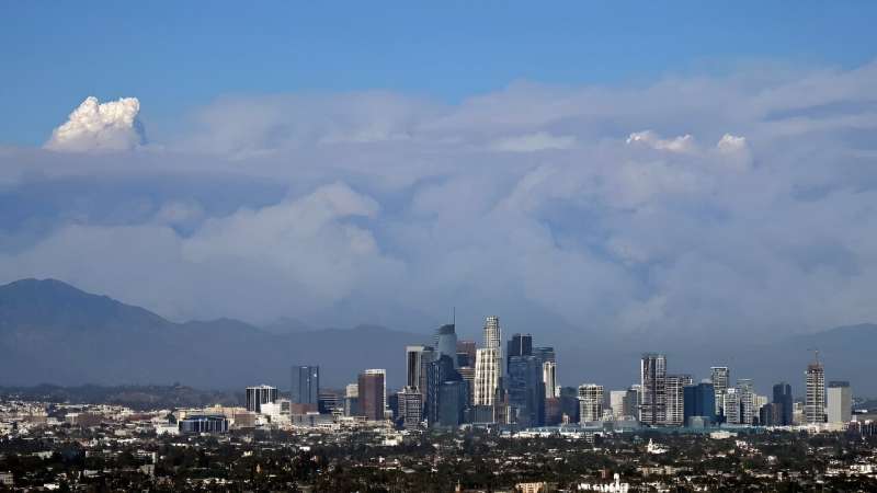 Wildfires around Los Angeles have wreathed the city in choking smoke