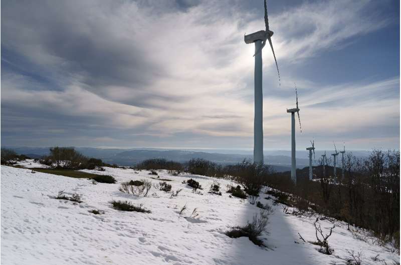 Gió là nguồn năng lượng hàng đầu ở Tây Ban Nha trong năm thứ hai liên tiếp, tạo ra 63.000 GWh, tương đương 23,3% tổng lượng điện được tạo ra