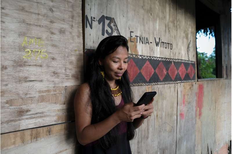 Witoto Indigenous leader and teacher Vanda Witoto hopes the Linklado app will help 'save the Bure language,' which is spoken by her people