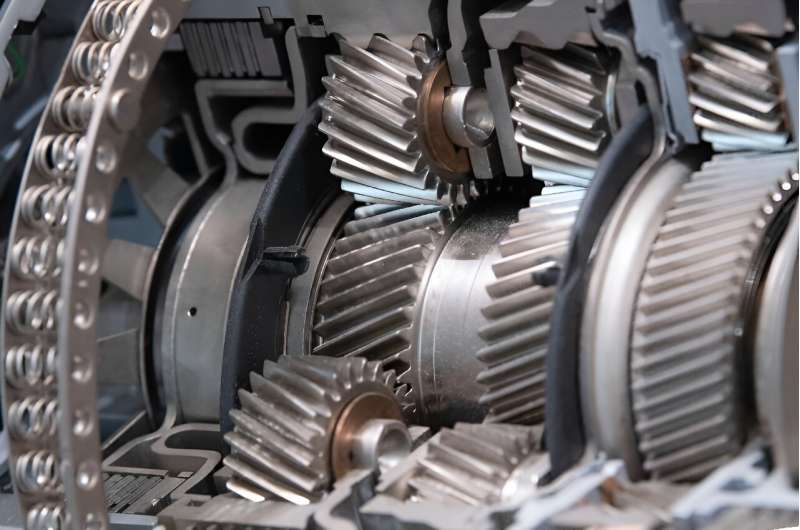 ZF said it is facing less demand for parts for conventional vehicles -- like this transmission -- while demand for electric vehicles has also been weak