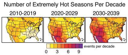 Heat waves could be commonplace in the US by 2039, Stanford study finds