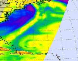 NASA satellites see Otto become a tropical storm