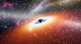 Astronomers observe fast growing primitive black holes