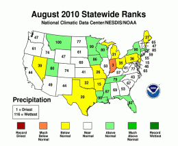 Fourth warmest U.S. summer on record according to NOAA