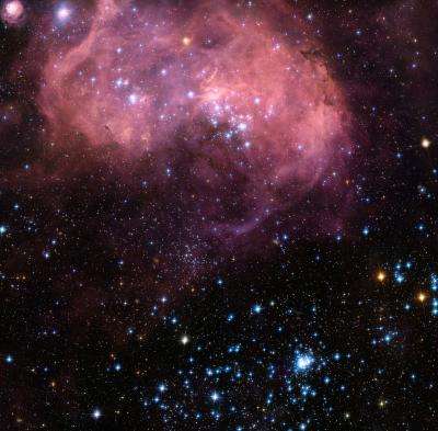 Hubble captures bubbles and baby stars