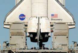 The space shuttle Discovery