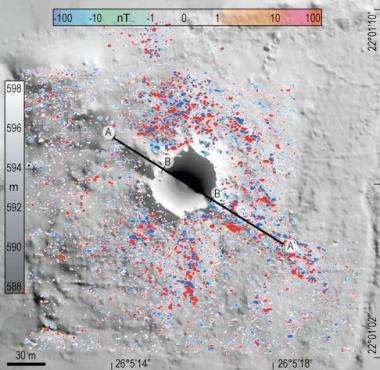 Untouched meteorite impact crater found via Google Earth