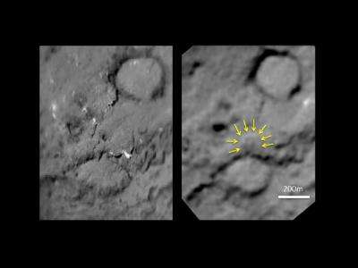 NASA releases images of man-made crater on comet