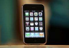 The iPhone 3Gs is displayed at an Apple store in 2009