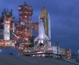 Space Shuttle Discovery Rolls Out to Launch Pad