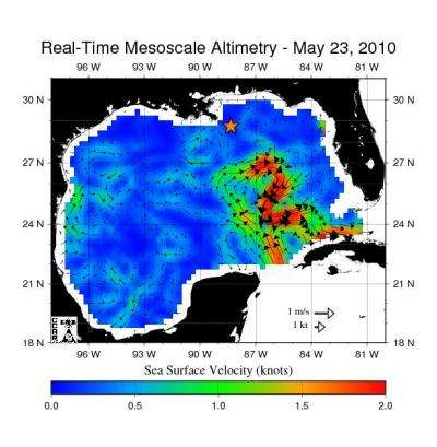 NASA Satellites Keep Watch on Gulf Current Near Spill