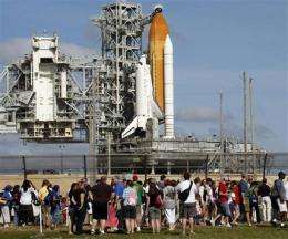 Space shuttle Discovery fuels for pre-dawn launch (AP)