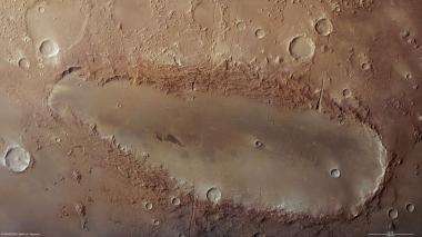 Mars's mysterious elongated crater