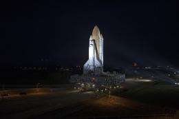 Shuttles carried to the pad by slow-motion giants