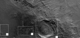 Schiaparelli on Mars shaped by wind, water