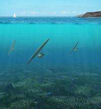Deep Green underwater kite to generate electricity