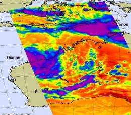 NASA sees tropical cyclone double-trouble for Australia