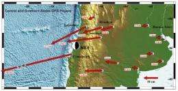 Researchers show how far South American cities moved in quake