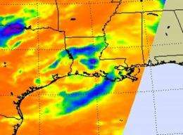 NASA satellites see TD5's remnants still soaking Louisiana and Mississippi