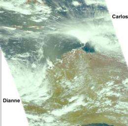 NASA sees tropical cyclone double-trouble for Australia
