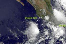 Tropical Depression 2-E forms in the Eastern Pacific, number 3 may follow