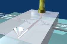 Laser adds extra dimension to lab-on-chip