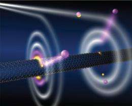 Black-hole like effect in nanotube and the possibility of new matter states