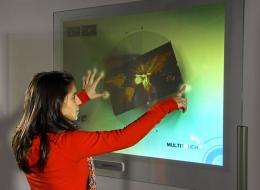 Multitouch 'Skin' Transforms Surfaces Into Interactive Screens