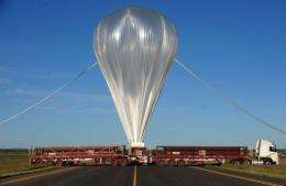 A giant NASA science balloon crashed during take-off in Australia