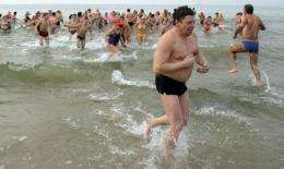 A heat wave searing the Baltic region has warmed the usually frigid waters of the Baltic Sea to more mild temperatures