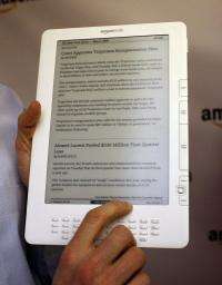 Amazon released a free program on Thursday that allows Kindle electronic books to be read on Apple's Mac computers