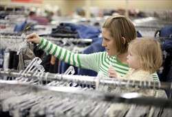 A middle class that copes by shopping secondhand