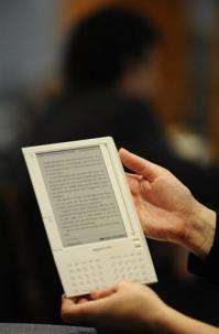 An Amazon e-reader device the "Kindle"