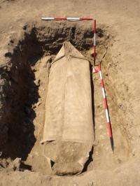 An archaeological mystery in a half-ton lead coffin