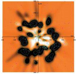 A new 3-D map of the interstellar gas within 300 parsecs from the sun