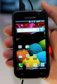 A new Samsung Galaxy S Android smartphone