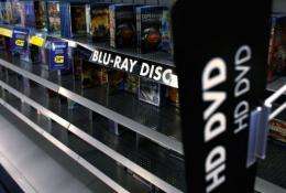 A single-layer Blu-ray disc can hold five times as much data as a conventional DVD