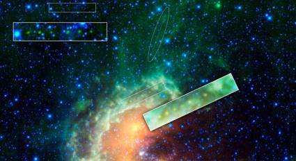 Asteroid Caught Marching Across Tadpole Nebula