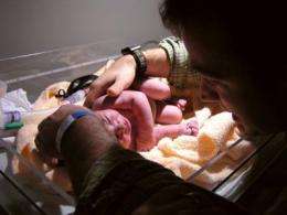 Babies' first bacteria depend on birthing method, says new study