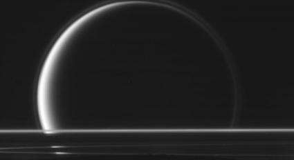 Cassini Heading to Titan after Tagging Enceladus