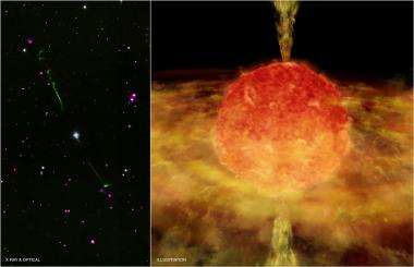 Chandra finds evidence for stellar cannibalism