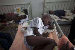 Cholera outbreak creeps closer to Haiti's capital (AP)