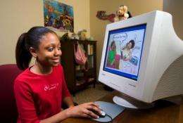 Computer fun helps improve girls' food choices, fitness