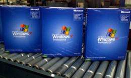 Copies of Microsoft's Windows XP Pro
