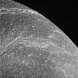 Divine dione captured by Cassini