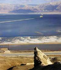 Drilling for insights under the salty dead sea